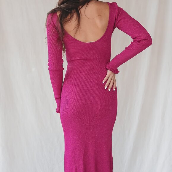 AMAZING LACE FOR LOVE & LEMONS Lorelei Maxi Dress Size Medium - Picture 3 of 4